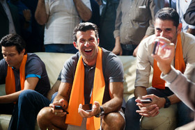 واکنش فیگو و کاناوارو پس از حضور در ایران + عکس